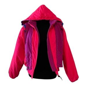 Vintage Obermeyer Hot Pink Ski Jacket